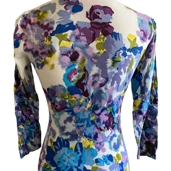 Charlotte • multicolor floral button down cardigan • medium - Picture 5 of 7